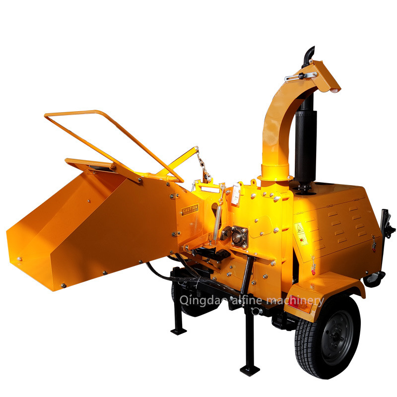 DH22 DH40 DH50 DH80 diesel engine wood chipper with hydraulic feeding